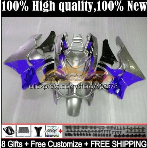 Body For HONDA CBR893RR CBR900RR CBR 893RR 1994 1995 1996 1997 31CL.125 CBR900 CBR893 CBR 893 RR 94 95 96 97 Fairing Blue silver
