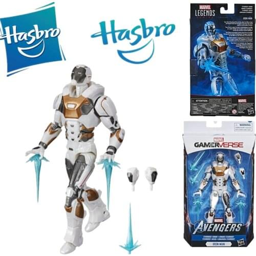 Hasbro Marvel Iron Man Gemini Battlegear Boxed Doll Model Surprise Gift for Children and Friends