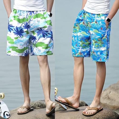 Summer Beach Pants Mens Fifth Pants Mens Casual Non Fading Shorts Swiming Wear Men