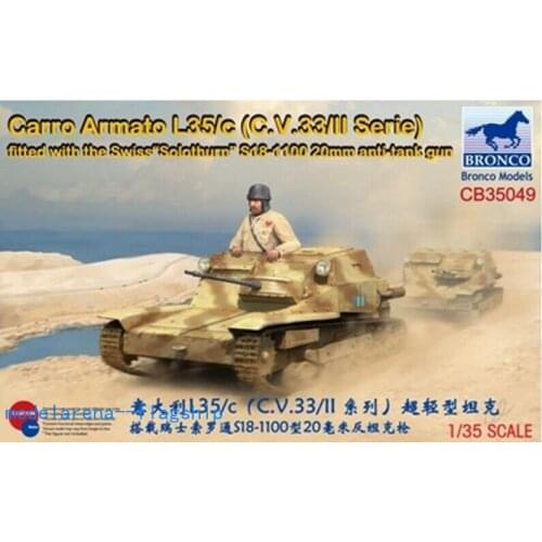 Bronco 1/35 CB35049 Carro Armato L35/c C.V.33/II Serie model kit