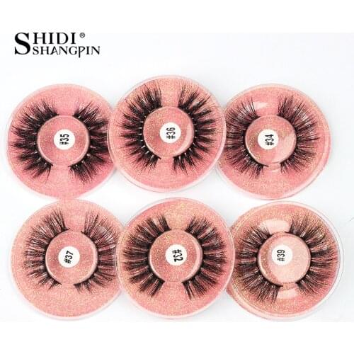 False Eyelashes 1 Pair Soft 3D Mink Lashes Natural Long Eyelashes Faux Cils Makeup Dramatic Fake Eyelash Extension maquiagem