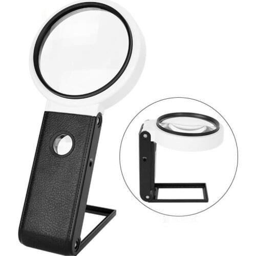 3.5X 5X 6X 110mm 90mm 80mm LED USB Desktop Table Lamp Hand-held Magnifier Reading Magnifying Glass for Mobile Phone Repair