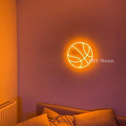 Custom Neon Sign Basketball Led Neon Light for Store Club Birthday Party Room Wall Decoration Ins Cool Lighting Gift