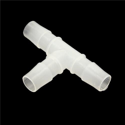 Plastic Barb Hose Fitting Tee 4mm 6mm 8mm 10mm 12mm 16mm 3 Way Hose Tube T-Shape Barb Plastic Fittings Pipes Hose Connector