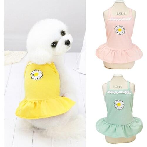 Pawstrip Princess Dog Dress Clothing Pet Wedding Dress For Dogs Cats Soft Puppy Dresses Yorkie Poodle Summer Dog Clothes XS-XL
