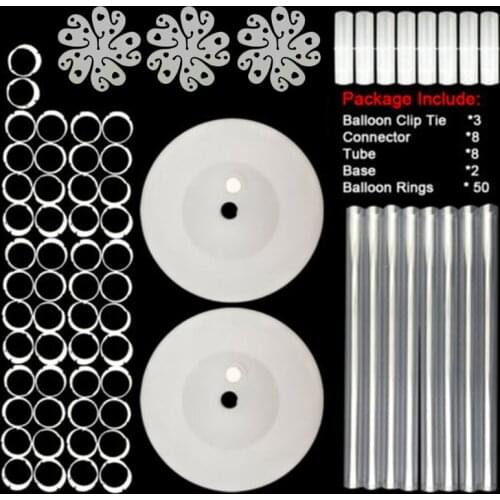 Balloon Column Stand Arch Base Upright Pole Display Stand Kit Latex Globos Arch Decoration For Adult Kids Birthday Wedding Party