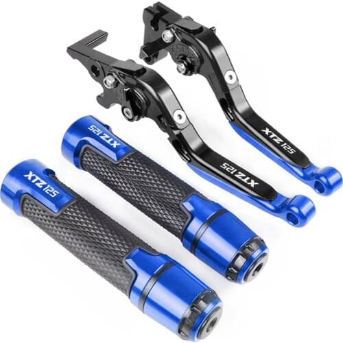 For YAMAHA XTZ125 XTZ 125 2014 2015 2016 2017 2018 Motorcycle Adjustable Folding Brake Clutch Levers Handlebar Hand Grips