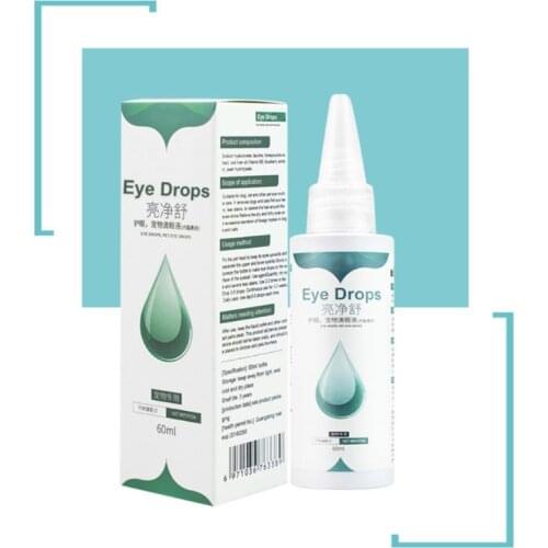 60ml Cats Eyes Tear Stain Removing Dirt Pet Clean Supplies Pet Stain Odor Removers Pets Eye Care Drops For Dogs