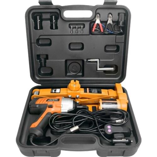 Vcan 1.5t 12v car electric jack car suv horizontal hand sedan set dual electric wrench kit