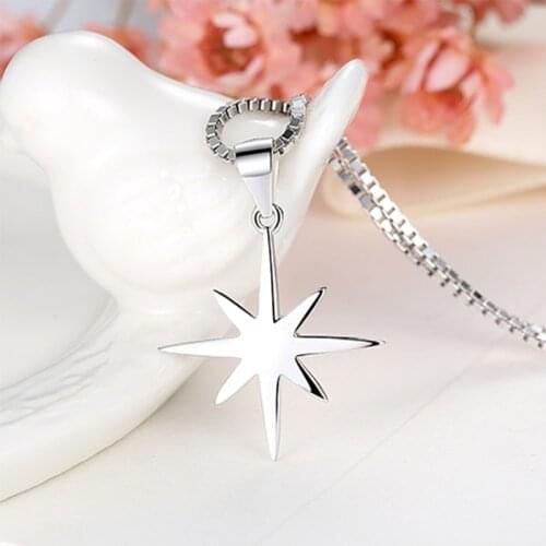 New Not Fade 316 Stainless Steel Chain Gold Silver Color Hexagram Stars Of David Pendant Womens Necklaces Choker Jewelry 2021