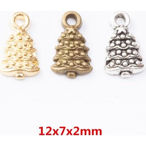 140 pieces of retro metal zinc alloy tree pendant for DIY handmade jewelry necklace making 7030