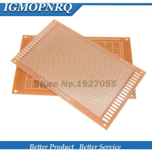 2PCS 9x15cm 9*15cm 2.54mm DIY Prototype Paper PCB Universal Experiment Matrix Circuit Board new
