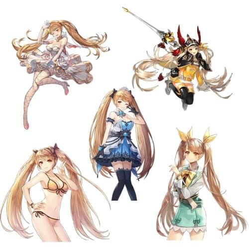 Three Ratels CDM352 Kings Raid Reina Anime sticker for bike motorcycle auto car laptop Waterproof Vinyl Decal wall stickers