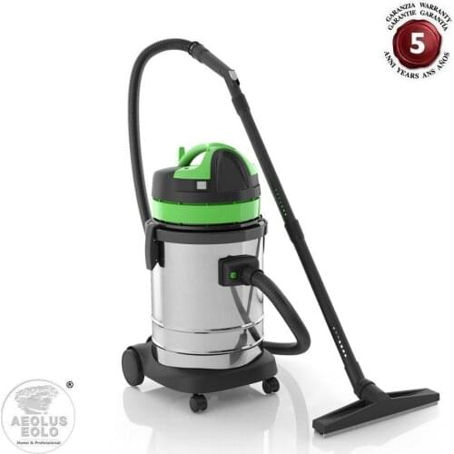 Professional Pellet Ash Soot Vacuum Cleaner 33L Wheels Warranty 5 Years LP31 PLUS INOX GT