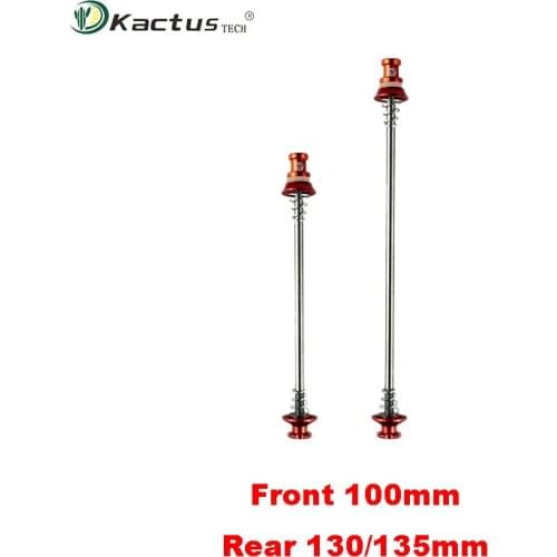 Kactus Bicycle Quick Release Skewers 36g/pair Ultra Light Titanium Skewer Lever QR Cycling Ti Axle Wheel Hub for MTB Road Bike
