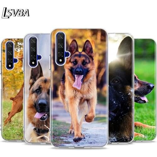 German Shepherds Dogs Silicone Cover For Honor 20 20S 20E 8 8A Prime 8X MAX 8C 8S 7A 7C 7S Pro Phone Case