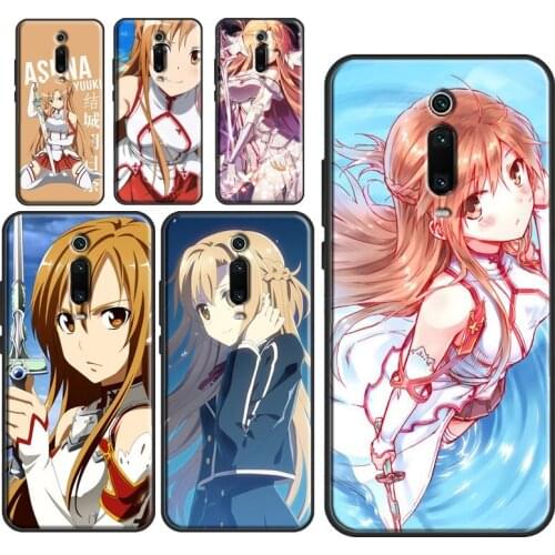 Yuuki Asuna Case For POCO X3 Pro F3 F1 M3 Cover Shell For Xiaomi Mi 11 Ultra 10T Pro Mi Note 10 Lite