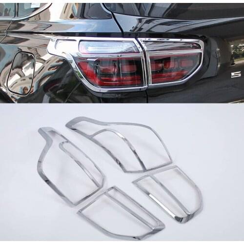 For Sportage R 2018 on Car Taillight Tail Lights Covers Chrome Trim Chromium Styling External Decoration