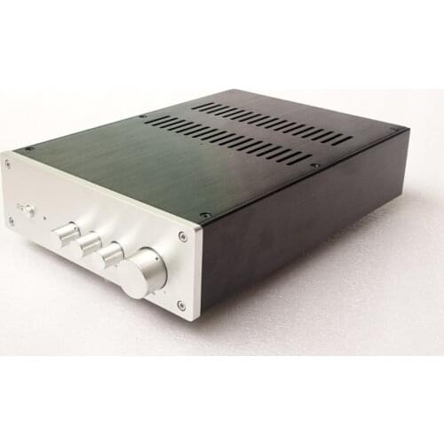 Full aluminum amplifier chassis/ DAC / Desktop digital AMP/ case Enclosure / headphone amp DIY box (215*70*308mm)