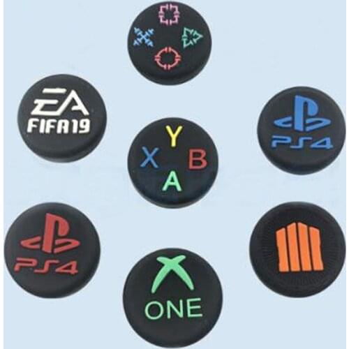 Thumb Stick Grip Cap ABXY Home Joystick Cover Case For Sony Dualshock 3/4 PS3 PS4 Xbox One 360 Slim Switch Pro Controller