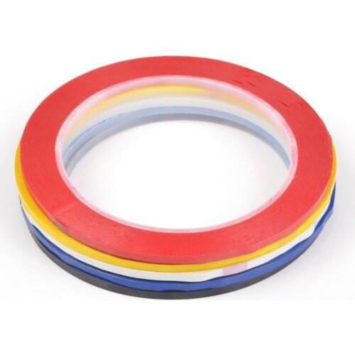 Pack of 5 Assorted Colors Graphic Chart Tape / Artist Tape (5mmx20m)