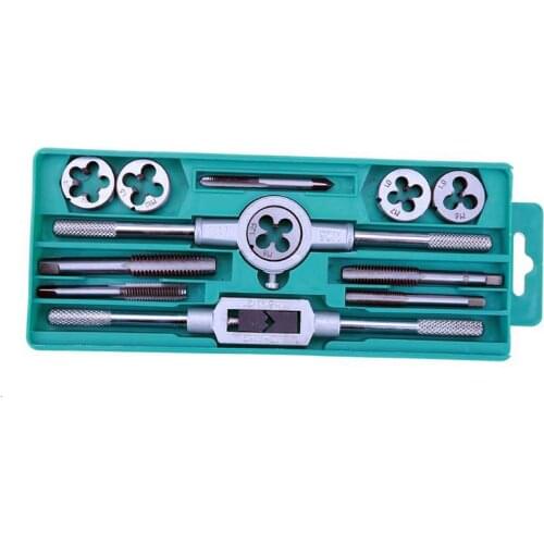 Metric Taps Die 12-Piece Set Tap Threading Die Set Set Taps Die Thread Tap Set