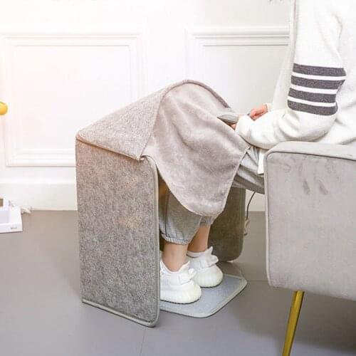 Super Silence Electric Heated Warm Foot Warmer Winter Folding Heater Portable Adjustable Thermostat Foot Warmer For Home Office