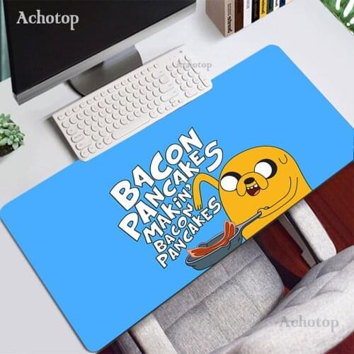 Adventure Time DIY Mouse Pad Design Pattern Game Soft Mousepad Table Computer Large Mouse Pad Keyboards Anti-slip Mat for PC