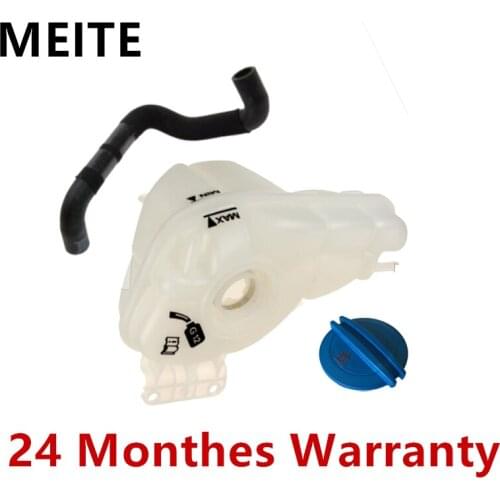 Coolant Expansion Tank +Sensor Radiator Overflow Reservoir Bottle+Cap+Pipe For Audi A8 Quattro 4E0121403G 4E0121403 8E0121321