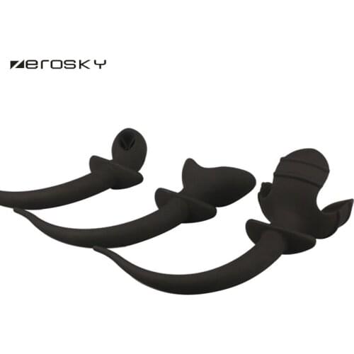 Zerosky Silicone Tail Anal Plug Sex Toys For Men Woman Adult Games BDSM Erotic Toys Butt Plug Vibrator Massage Sex Toys