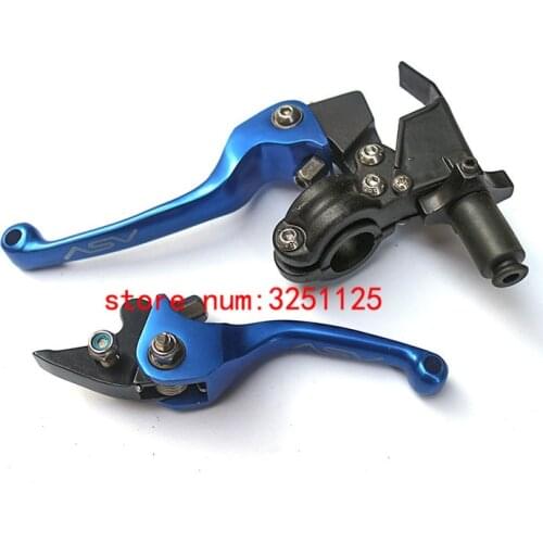 ASV blue clutch and brake folding lever for dirt bike/pit bike off road motorcycle motocross spare parts