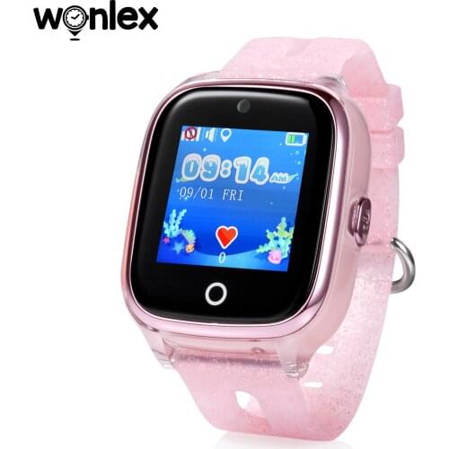 Wonlex Smart Watches Kids GPS Location Tracker 2G WIFI Waterproof Camera Watch KT01 SOS Help Phone Call Baby Voice Chat Clock