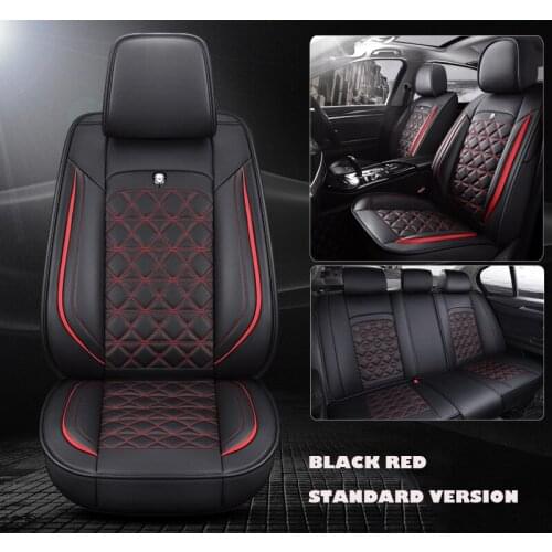 Universal car seat cover leather for toyota corolla rav4 chr chrysler 300c subaru forester accesorio para auto cover accessories