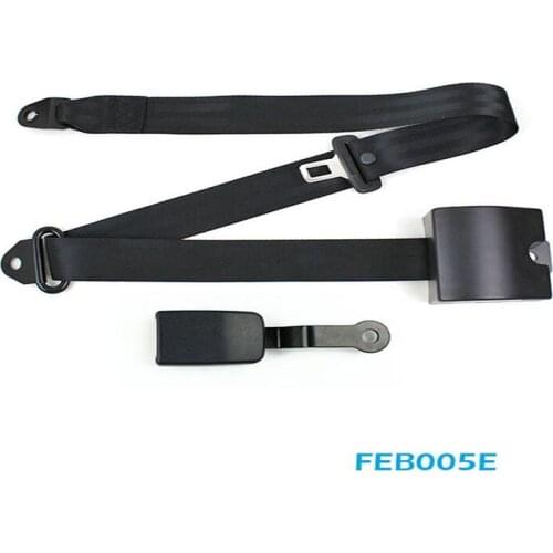 Universal Retractable Black Car Seatbelt Safety Belt Locking FEB005E