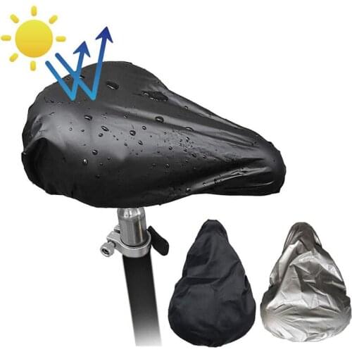 High Quality Waterproof and Sunproof Bike Seat Cover Two sides Bicycle Saddle Elastic Rain Cover Protective aging resistance