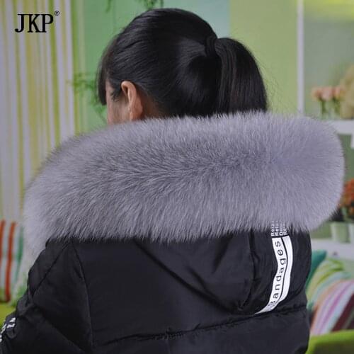 Women 100% Real Fox Fur Collars Female Hat Fox Fur Scarf Natural Genuine Fox Fur Scarves Collar Accessories customizable