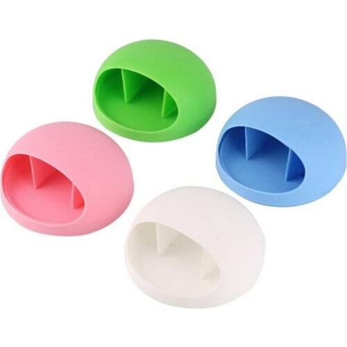 1Pcs Cute Toothbrush Holder Suction Hooks Organizer Bathroom Accessories Tooth Brush Holder Cup Wall Mount Set Bathroom Sucker