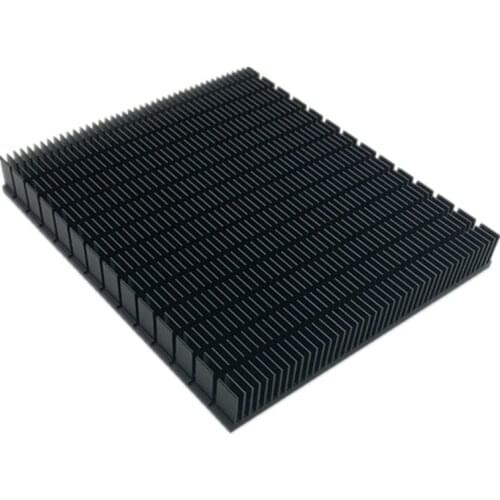 1PCS high quality high power aluminum radiator 150*130*17MM heat sink aluminum black heat sink