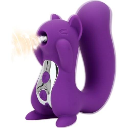 10 Frequency Vibration Clitoris Licking Stimulator Squirrel Sculpt 10 Frequency Sucking Tongue Vibrator Nipple Sucker