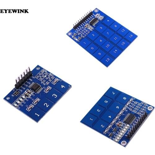 10PCS/1Lot TTP224 / TTP226 / TTP229 Switch Touch Sensor Digital 4 / 8 / 16 channel Touch Capacitive Module