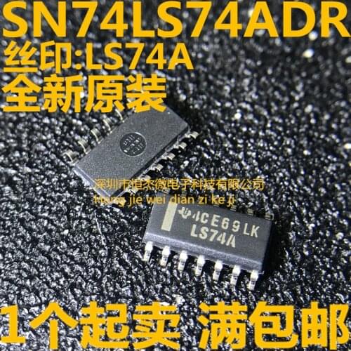 100% New Original Hot Sales 5pcs/lot 74LS74A SN74LS74ADR LS74A SOP3.9MM