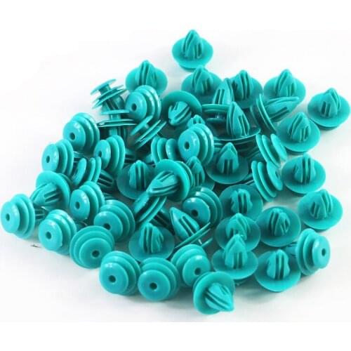 100PCS Universal Auto Fastener Car Fender Interior Door Card and Trim Panel Clip Push Type Rivets Clips Car Styling