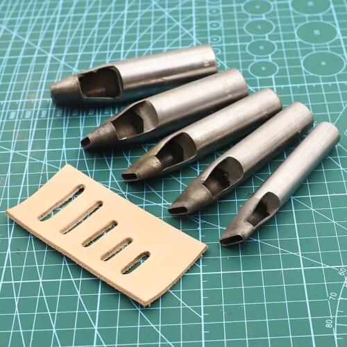 29 Size Pick Leather Tools Leather Punch Leathercraft Hole Craft Set Hollow Puncher Belt Punch 4x(3-34mm) for Clothing Canvas