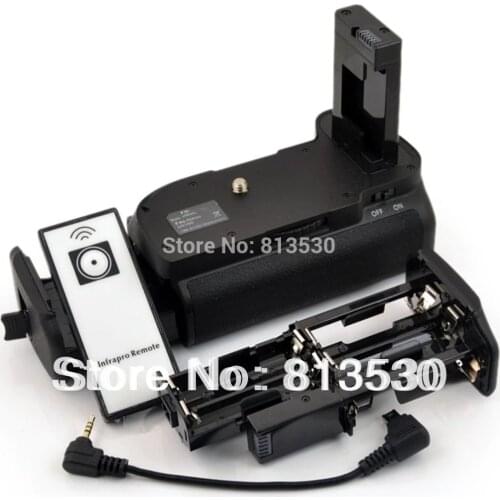 MB-D3100 D3100 D3200 D3300 D5300 Battery Grip + IR Remote Control + 6 AA Battery Solt for Nikon D3100 D3200