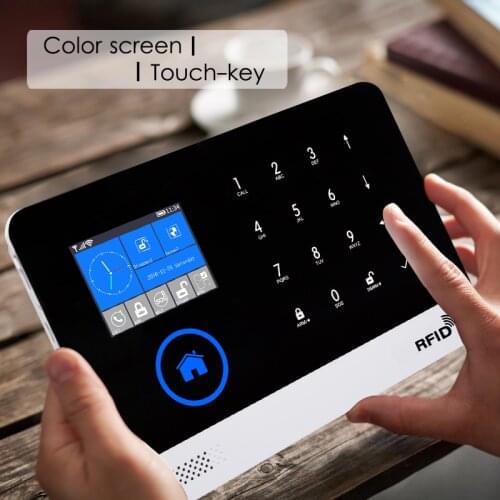 Wireless Home Security WIFI GSM GPRS Alarm system APP Remote Control RFID card Wireless Home Security WIFI GSM GPRS Alarm syst