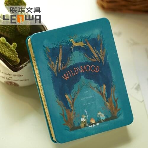 A6 Size Simple Iron Cover Notebook Creative Hand Account Book