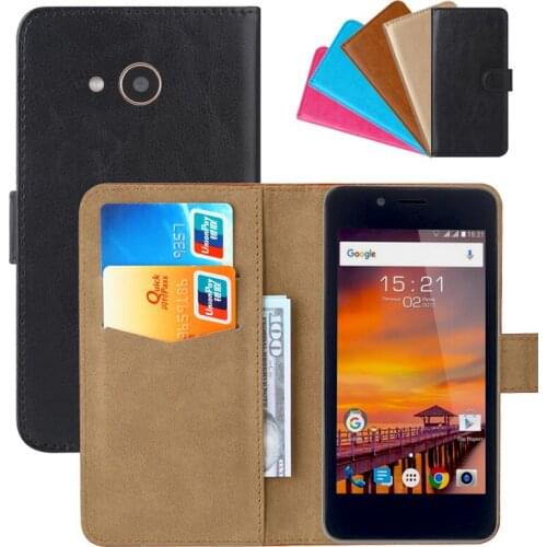 Luxury Wallet Case For Fly Stratus 7 (FS458) PU Leather Retro Flip Cover Magnetic Fashion Cases Strap