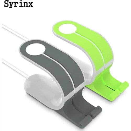 Syrinx 2 in 1 Charging Dock Stand Docking Station Charger Holder For Apple Watch for iPhone X XR XS Mobile Phone Tablet Support