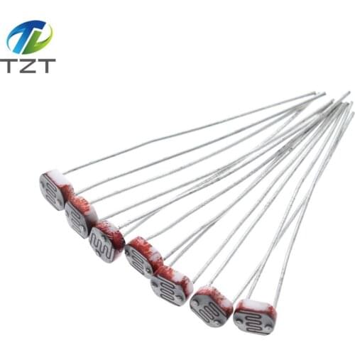 20PCS LDR Photo Light Sensitive Resistor Photoelectric Photoresistor 5528 GL5528 5537 5506 5516 5539 5549 For Arduino