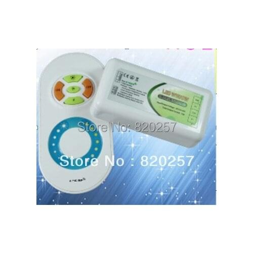 Free Shipping 2.4G Color Temperature & Brightness Adjustable RF Controller 12V/24V Smartphone or Tablet WiFi Compatible